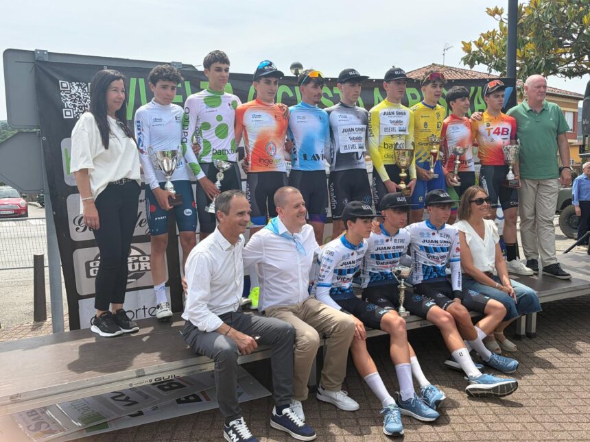 El Pelotón Álex Beltrán conquista una Vuelta al Besaya Cadete marcada por la máxima igualdad