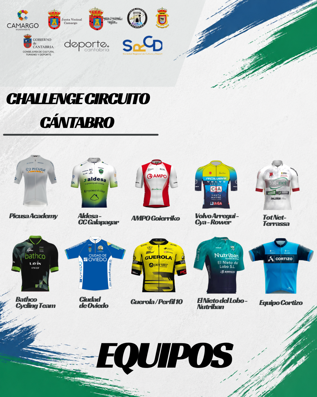 El Pelotón La Challenge Circuito Cántabro realiza su presentación oficial