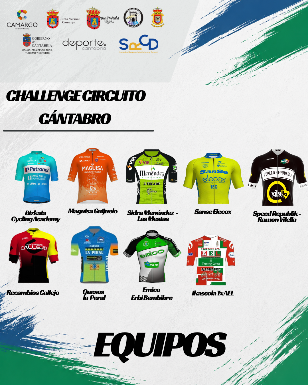 El Pelotón La Challenge Circuito Cántabro realiza su presentación oficial