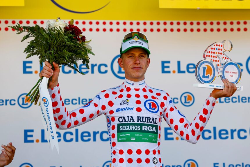 El Pelotón Alex Molenaar (Caja Rural Seguros RGA) se corona como nuevo líder de la montaña en el Tour de Francia Alex Molenaar Caja Rural Seguros RGA Tour de France
