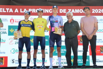 Pódium Lubián Vuelta a la Provincia de Zamora