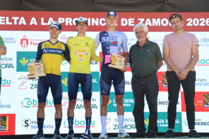 Pódium Lubián Vuelta a la Provincia de Zamora
