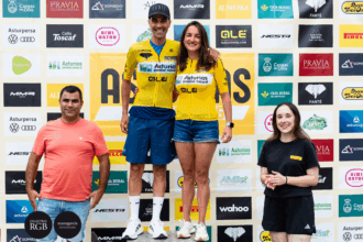 Jhonnie Bernardo, de La20Veinte, y Úrsula Menéndez, campeones de la Asturias Challenge 2026 (Foto: Colectivo RGB)