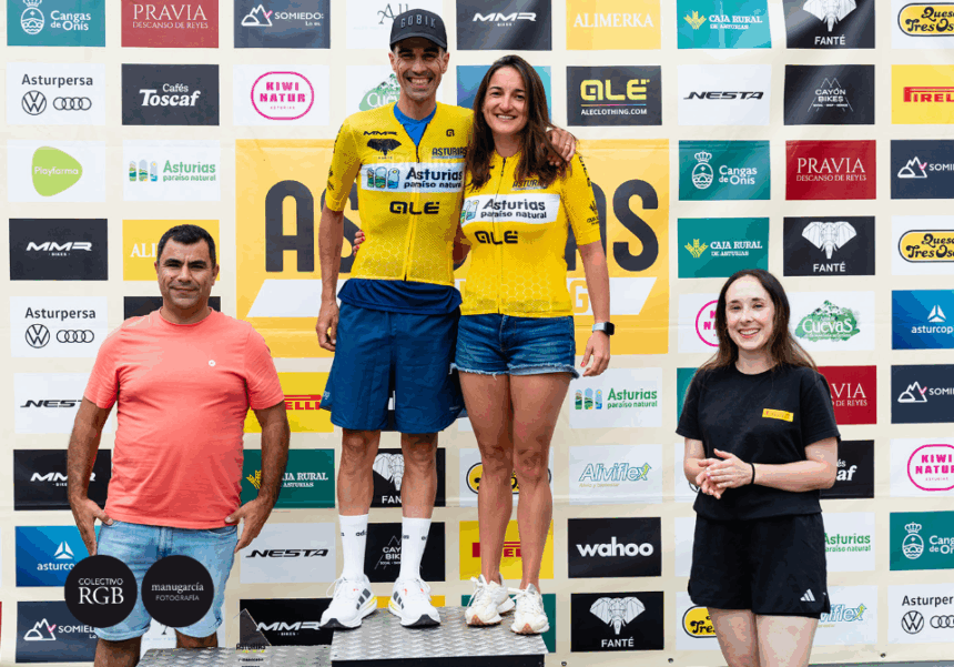 Jhonnie Bernardo, de La20Veinte, y Úrsula Menéndez, campeones de la Asturias Challenge 2026 (Foto: Colectivo RGB)