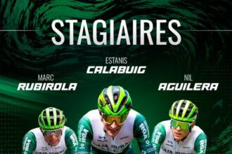 Stagiaires Caja Rural ALEA Estanislao Calabuig Marc Rubirola Nil Aguilera