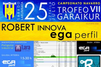 Cartel del VII Trofeo Robert Innova de Villatuerta 2026
