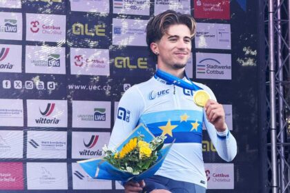 El Pelotón Exhibición de Álvaro Navas para proclamarse campeón de Europa de ómnium sub-23 en Cottbus