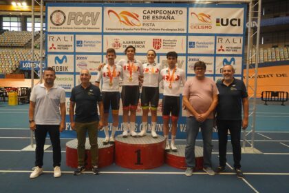 El Pelotón El Campeonato de España de Pista Élite, sub-23 y Paralímpico se despide este domingo en Valencia