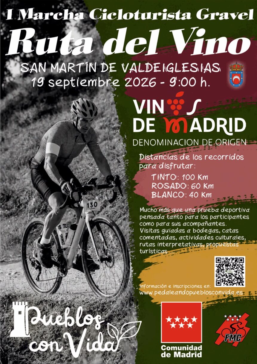 Cartel Ruta del Vino San Martín de Valdeiglesias
