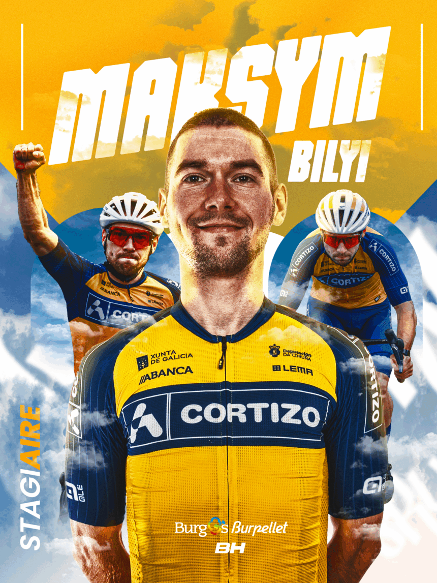 El Pelotón Maksym Bilyi (Equipo Cortizo) será stagiaire con el Burgos Burpellet BH Maksym Bilyi Equipo Cortizo Burgos Burpellet BH