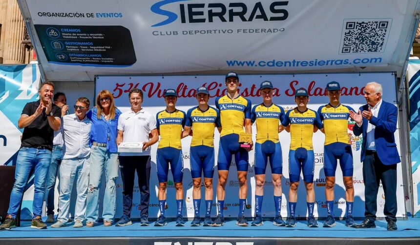El Pelotón El Cortizo cierra el curso con un nuevo podio en Salamanca