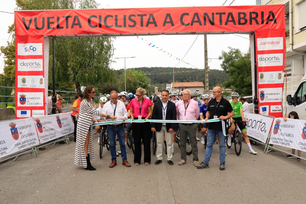 Corte de cinta Vioño de Piélagos Vuelta Cantabria