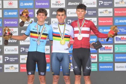 El Pelotón Benjamín Noval abre la historia: primer campeón del mundo júnior contrarreloj español