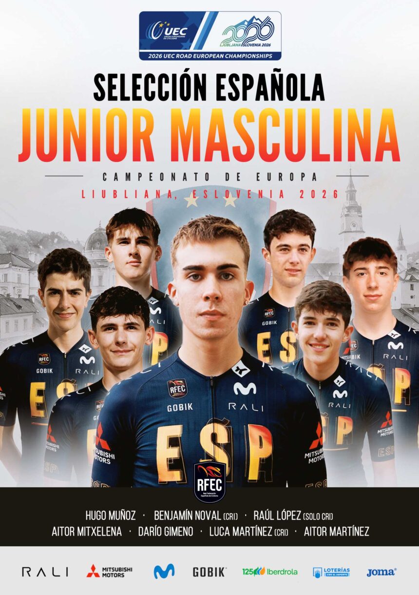 El Pelotón Convocatoria de la Selección Española júnior para el Campeonato de Europa de Carretera de Liubliana 2026 El Pelotón Convocatoria de la Selección Española júnior para el Campeonato de Europa de Carretera de Liubliana 2026