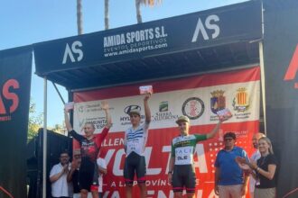 Jose Alberto Domínguez, Natural Greatness-Rali-ALÉ, 1ª etapa Volta a València 2026 (Foto: Federación Valenciana de Ciclismo)