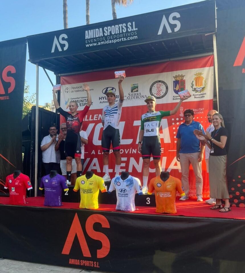 Jose Alberto Domínguez, Natural Greatness-Rali-ALÉ, 1ª etapa Volta a València 2026 (Foto: Federación Valenciana de Ciclismo)