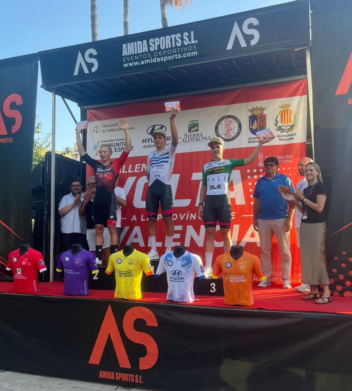 Jose Alberto Domínguez, Natural Greatness-Rali-ALÉ, 1ª etapa Volta a València 2026 (Foto: Federación Valenciana de Ciclismo)