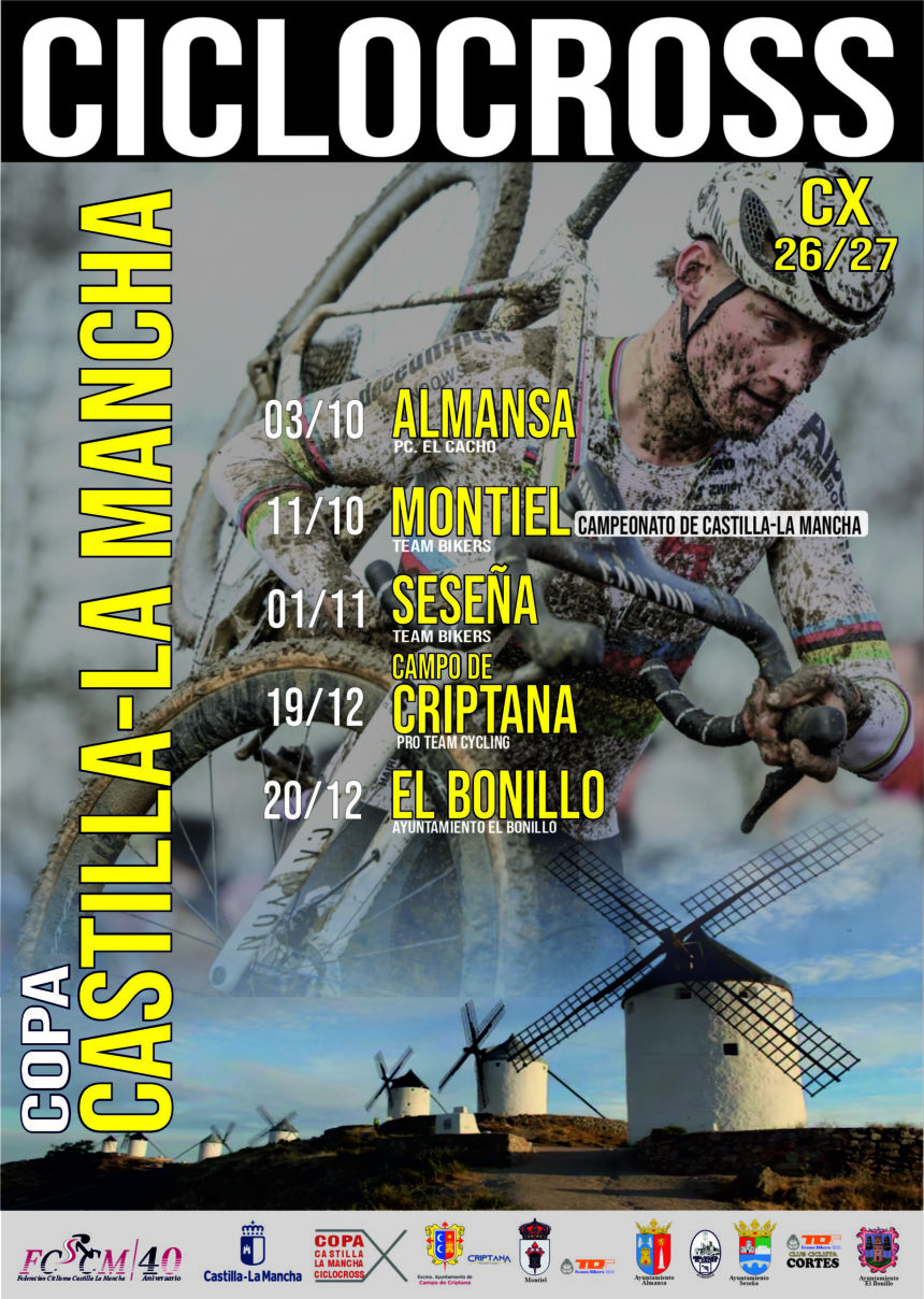El Pelotón PREVIA | Seseña reabre la batalla por la Cyclocross Racing Cup y la Copa Castilla-La Mancha en La Chopera