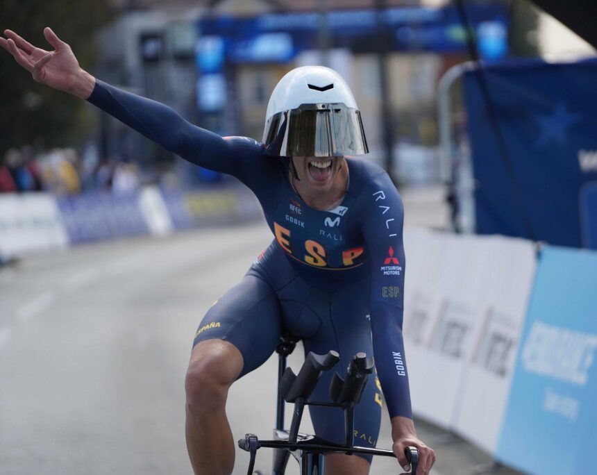 El Pelotón Álvarez, Neira y Noval se proclaman campeones de Europa de CRI