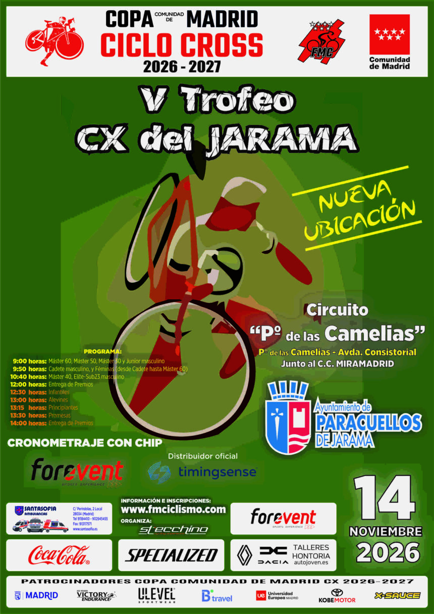 El Pelotón El CX del Jarama se traslada al Paseo de las Camelias para su quinta edición