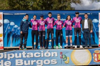 El Pelotón Unax Galán se corona en Villarcayo y Nahia Arana completa su doblete burgalés